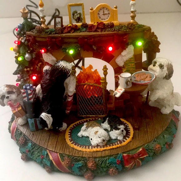 Danbury Mint Holiday Rare Vintage Danbury Mint Shih Tzu A Cozy